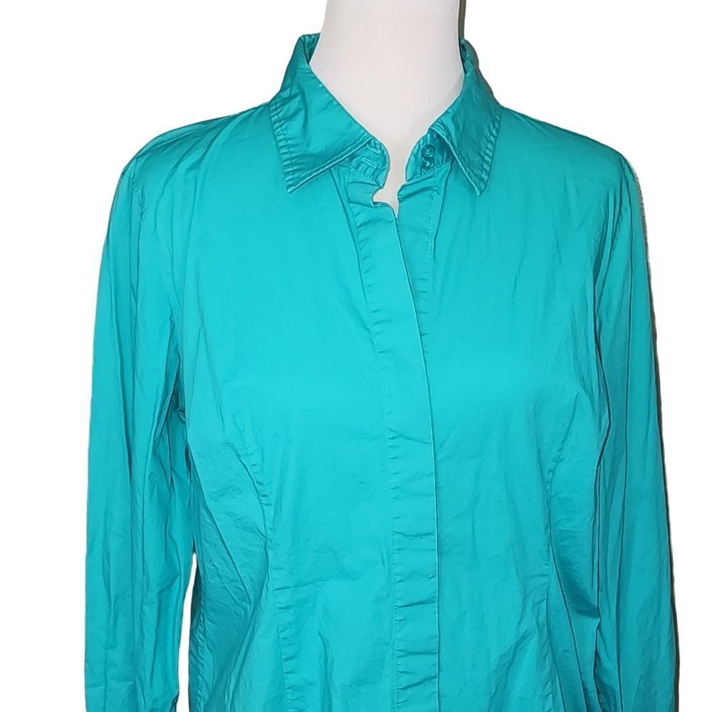 Moda International Button‎ Down Shirt Size X-Large - Picture 2 of 13